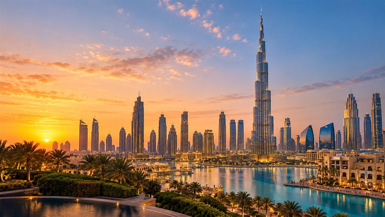 Burj Khalifa and the Downtown Dubai skyline